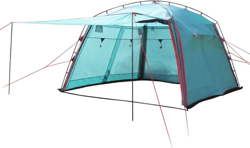 Тент-шатер BTrace Camp T0465 (зеленый/красный) - фото