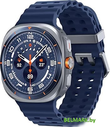 Умные часы Samsung Galaxy Watch Ultra 2025 47 мм LTE (синий титан) - фото