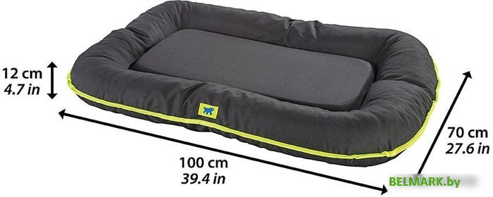 Лежак Ferplast Oscar 100 81096017 (черный) - фото2