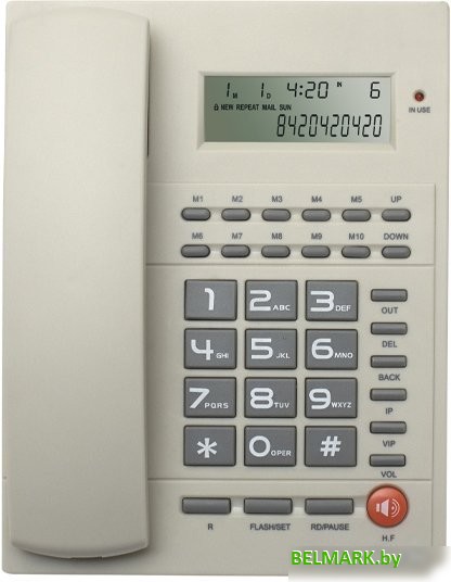 Проводной телефон Ritmix RT-420 (белый) - фото