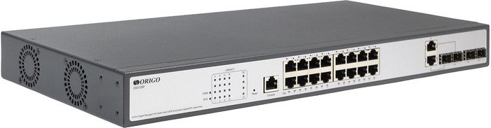 Управляемый коммутатор 3-го уровня Origo OS3120P/250W/A1A - фото