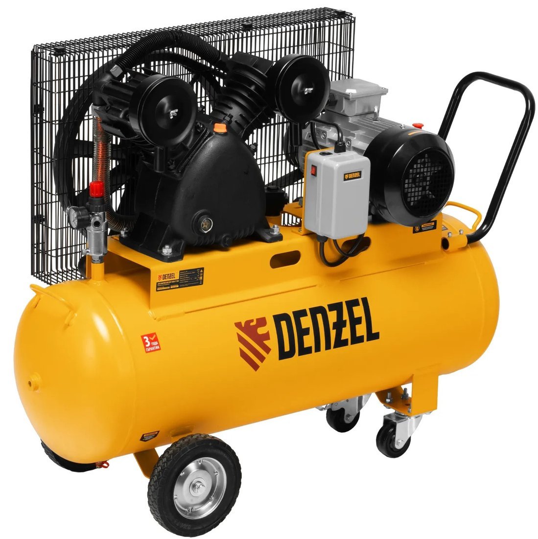 Компрессор Denzel BCV 4000-T/100 - фото