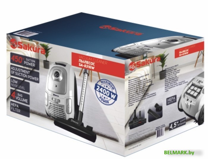 Пылесос Sakura SA-8316W - фото2