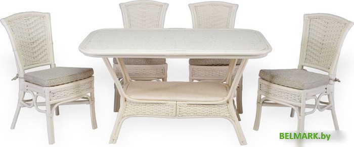 Стул Мир Ротанга Алекса (белый) - фото2