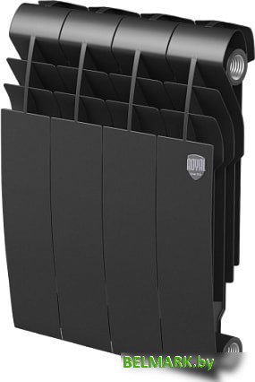 Биметаллический радиатор Royal Thermo BiLiner 350 Noir Sable (4 секции) - фото