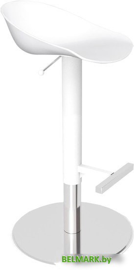 Стул Sheffilton SHT-ST19/S128 (белый/хром/белый муар) - фото