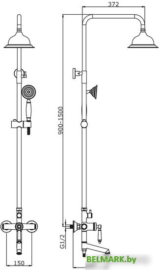 Душевая система Vieir V173562 - фото2