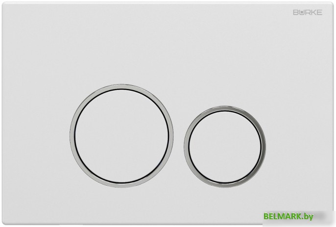 Панель смыва Burke Тип 05 105.WH.1 (белый/хром глянцевый) - фото