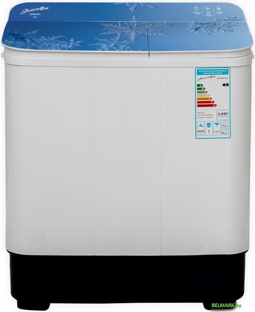 Активаторная стиральная машина Белоснежка BRP800WG-01 - фото