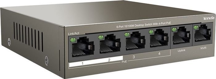 Неуправляемый коммутатор Tenda TEF1106P-4-63W - фото2