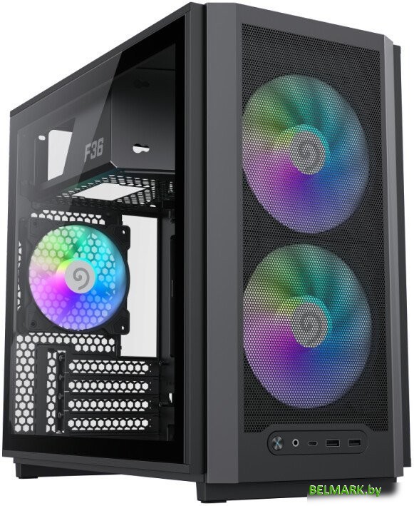 Корпус GameMax F36 BK (черный) - фото