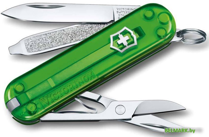 Мультитул Victorinox Classic SD Transparent (зеленый) - фото