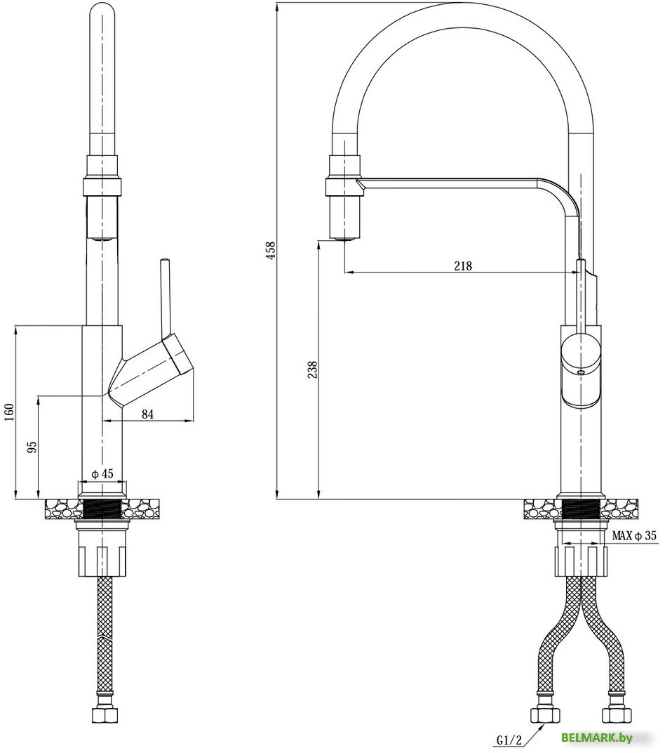Смеситель Esko K50GB - фото2