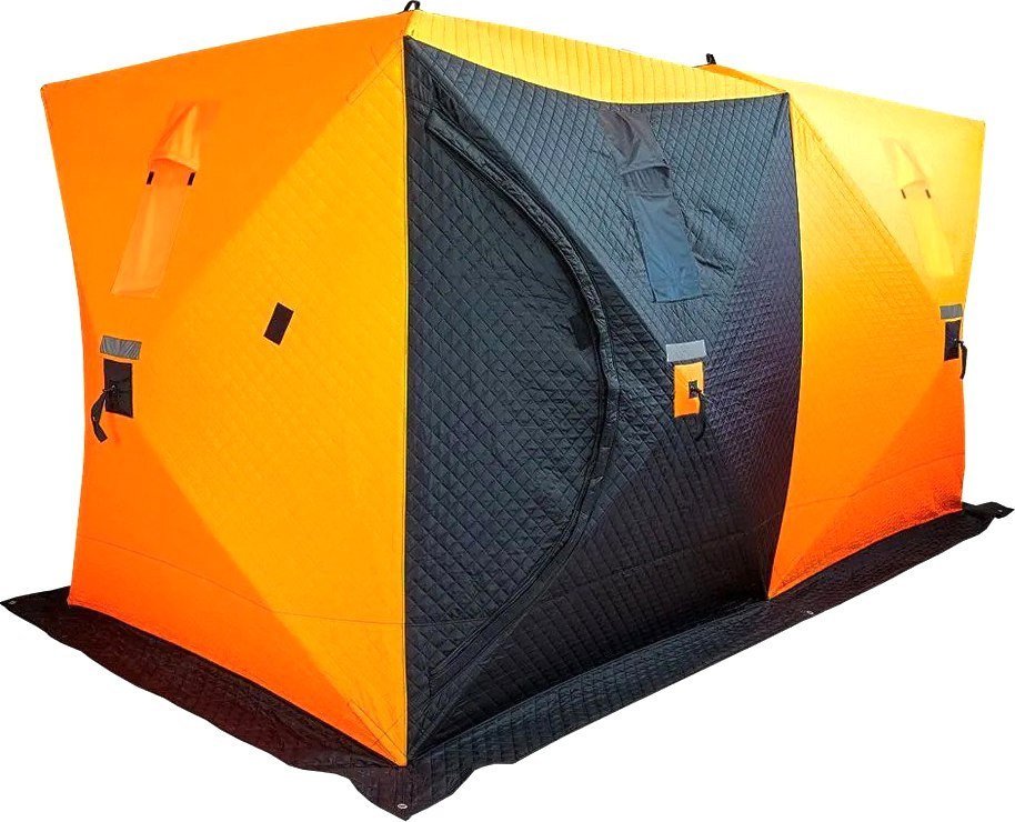 Палатка для зимней рыбалки Ex-Pro Winter 2 7EXW2BO (черный/оранжевый) - фото