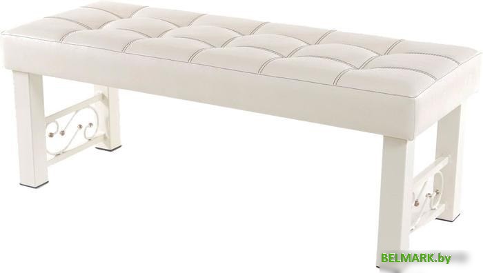 Банкетка AMC Lux 5 кожзам бежевый/бежевый 5.1А12033 - фото