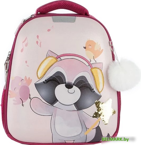 Школьный рюкзак Ecotope Kids Енот 057-540Y-16-CLR - фото