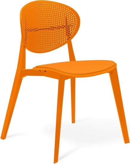 Стул Sheffilton SHT-S111-P (оранжевый/оранжевый) - фото