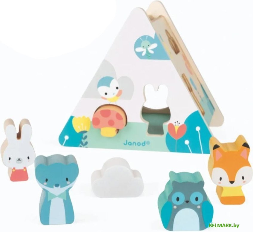 Сортер Janod Лесные зверята J05150 - фото