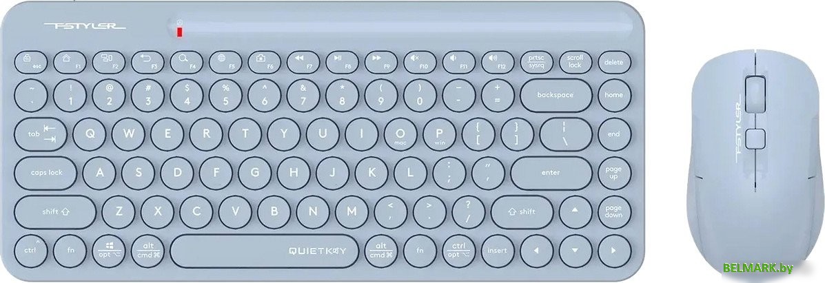 Офисный набор A4Tech Fstyler FG3200 Air2 (синий) - фото