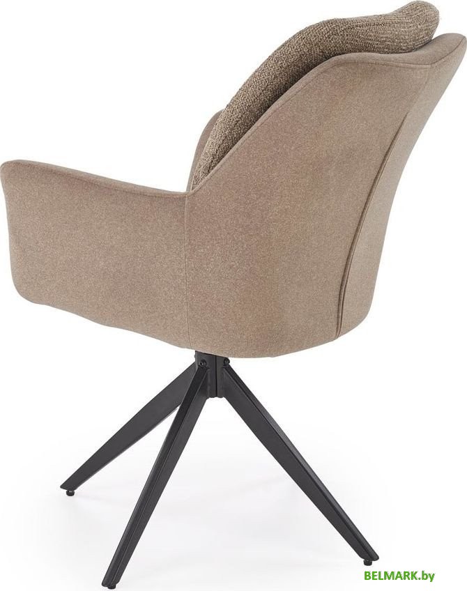 Стул с подлокотниками Halmar K591 (коричневый) - фото2