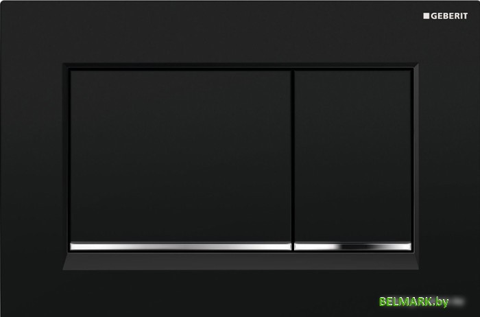 Geberit Sigma 30 115.883.KM.1 (черный/хром глянцевый) - фото