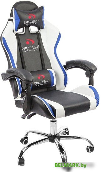 Кресло Calviano Asti Ultimato (черный/белый/синий) - фото