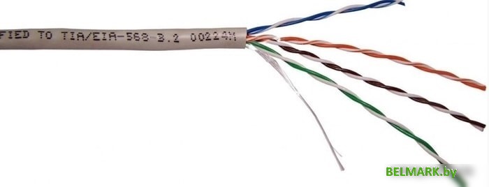 Кабель Lanmaster NM-UTP5E2PR-CU - фото