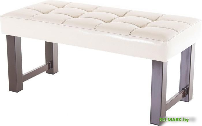 Банкетка AMC Lux 4 кожзам коричневый/бежевый 4.1А10023 - фото