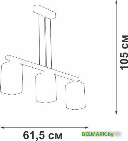Подвесная люстра Vitaluce V3996-0/3S - фото2