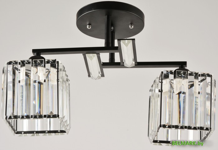 Люстра средней высоты Mirastyle BL-14664/2 BK - фото2