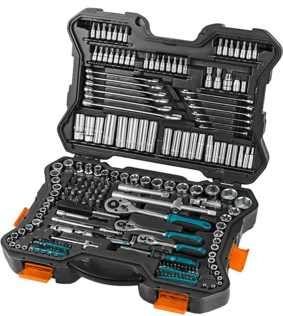 Универсальный набор инструментов Bort BTK-215 (215 предметов) - фото