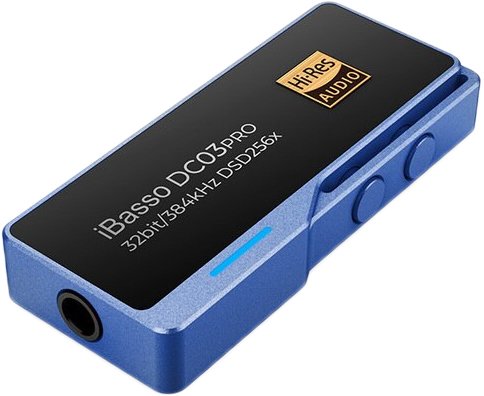 Портативный усилитель iBasso DC03 Pro (синий) - фото