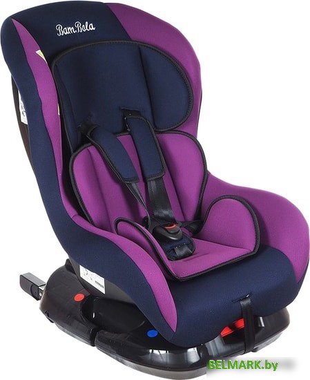 Детское автокресло BamBola Bambino Isofix (фиолетовый/синий) - фото