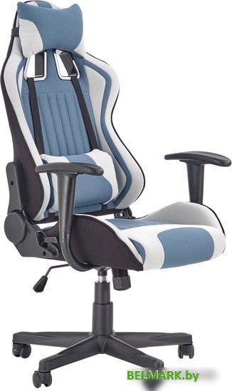 Кресло Halmar Cayman (светло-серый/бирюзовый) - фото