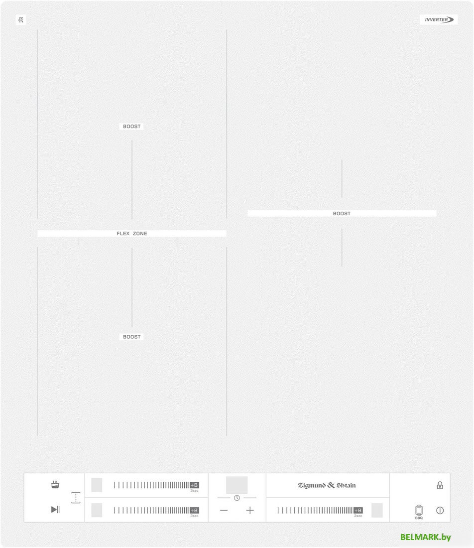 Варочная панель Zigmund & Shtain CI 24.4 W - фото2