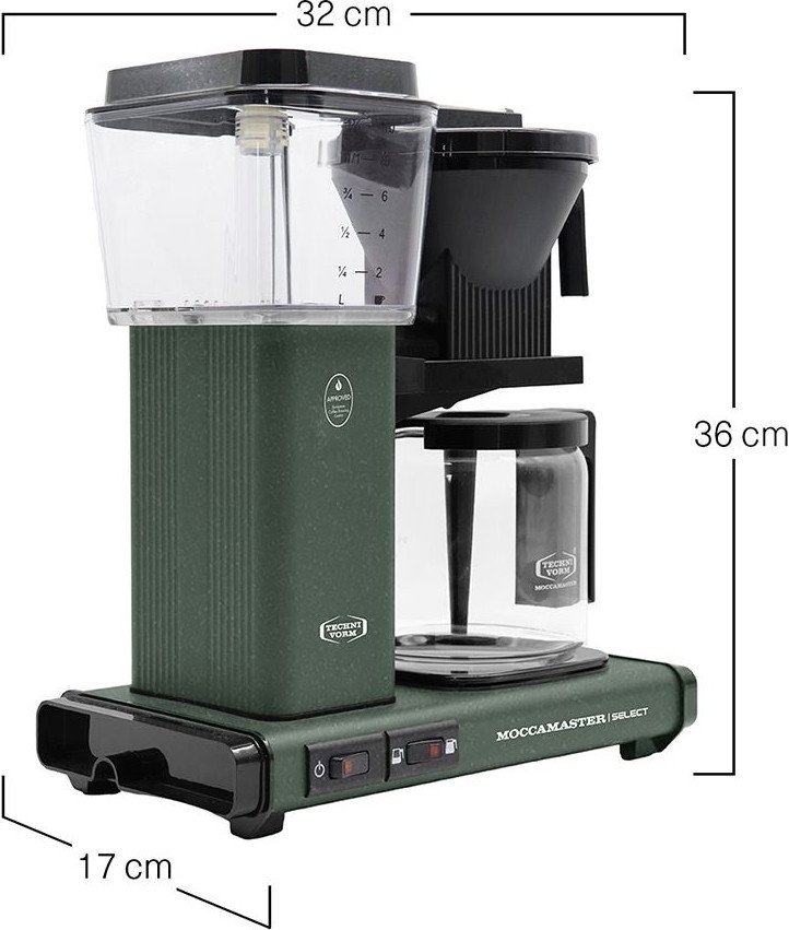 Капельная кофеварка Technivorm Moccamaster Select (Forest Green) - фото2