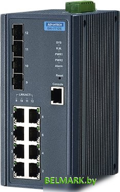 Управляемый коммутатор 2-го уровня Advantech EKI-7712E-4F-AE - фото