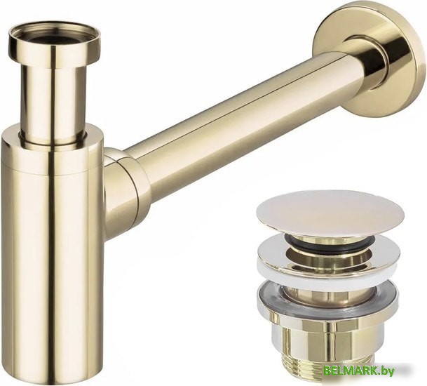 Сифон Rea Klik-Klak REA-A5692 (золотой) - фото