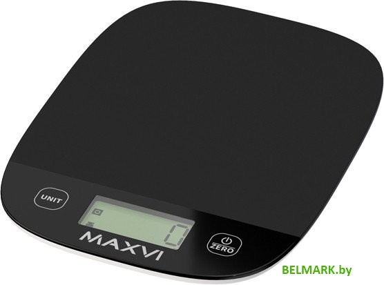 Кухонные весы Maxvi KS101P (черный) - фото
