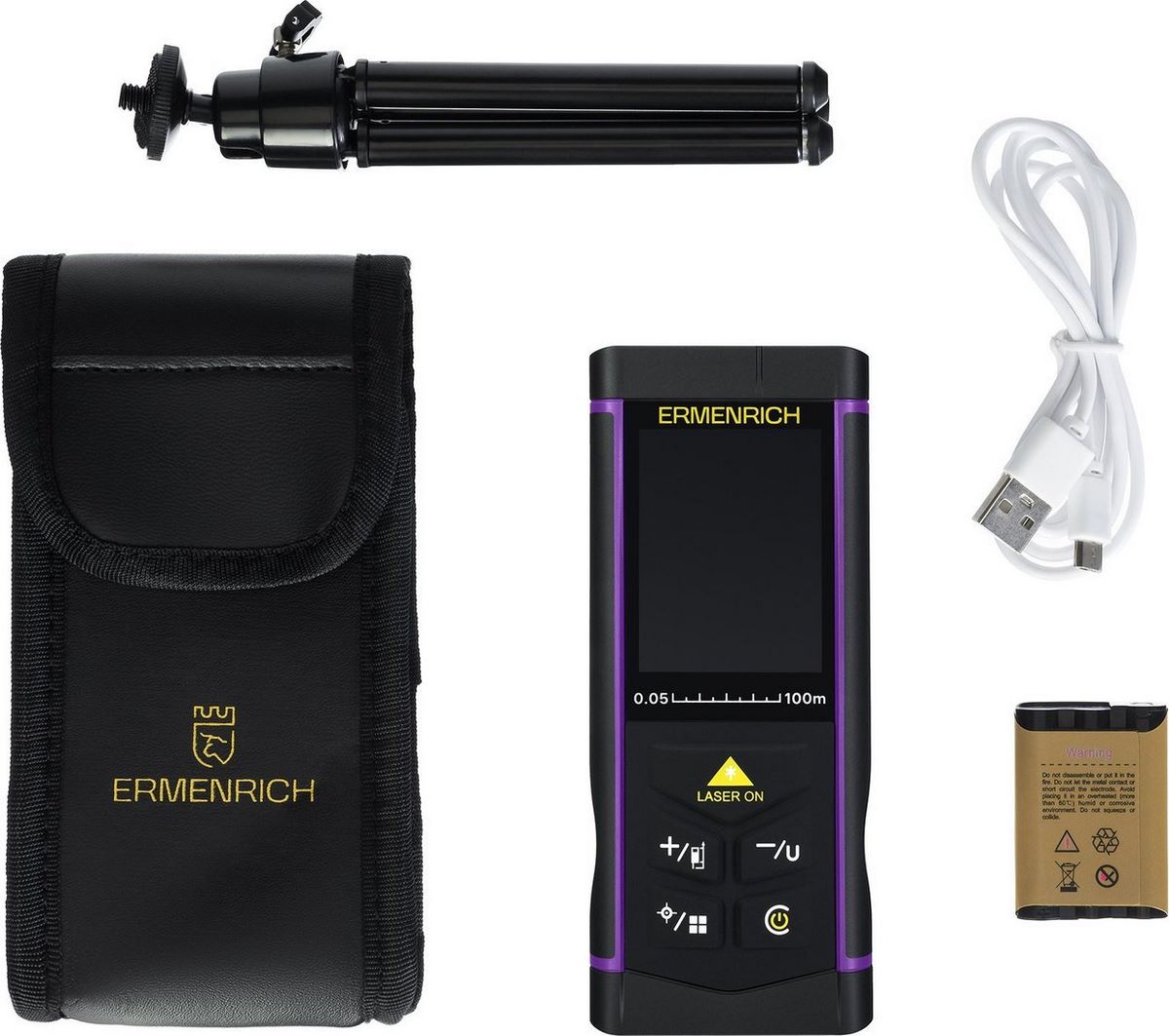 Лазерный дальномер Ermenrich PRO LR100 84652 - фото2