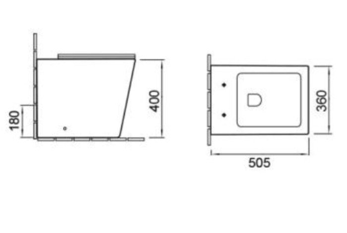 Унитаз приставной SantiLine SL-5021 - фото2