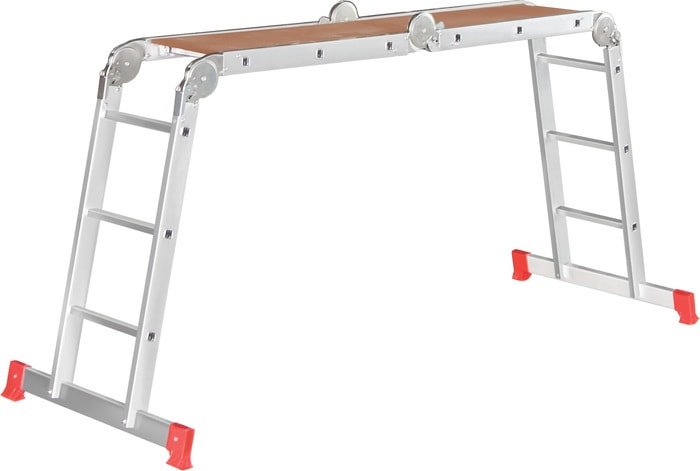 Лестница-трансформер Новая высота NV 233 трансформер с помостом 4x4 ступени - фото