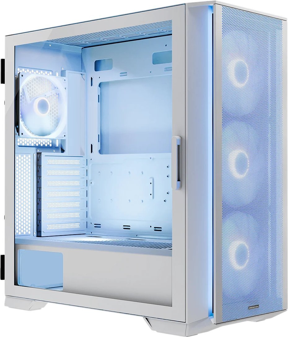 Корпус MODECOM Horizon ARGB Flow Midi (белый) - фото