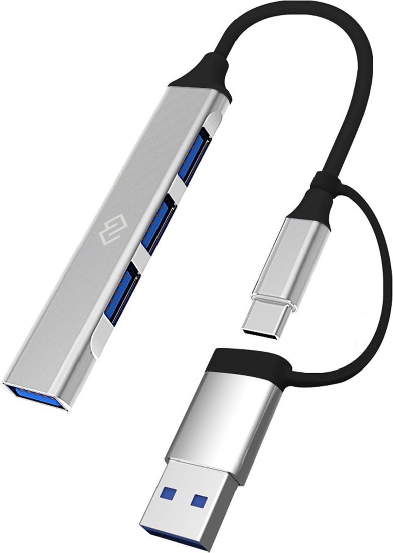 USB-хаб Digma DHUB-4USB-AC-2.0 - фото