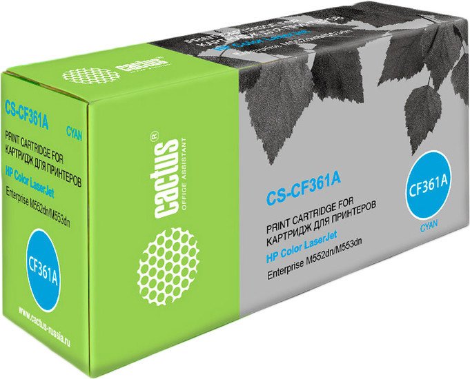 Картридж CACTUS CS-CF361A (аналог HP CF361A) - фото