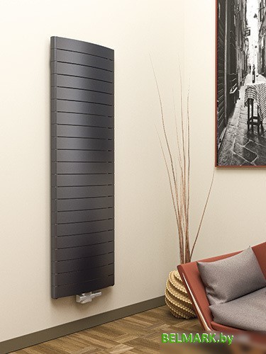 Биметаллический радиатор Rifar Convex 500-18 (титан,центральное нижнее подключение) - фото2