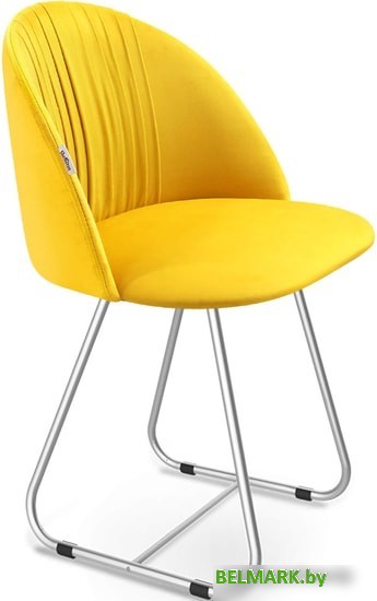 Стул Sheffilton SHT-ST35-1/S38 (имперский желтый/хром лак) - фото