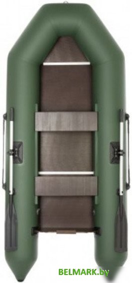 Моторно-гребная лодка Тонар Капитан 280Тс (зеленый) - фото