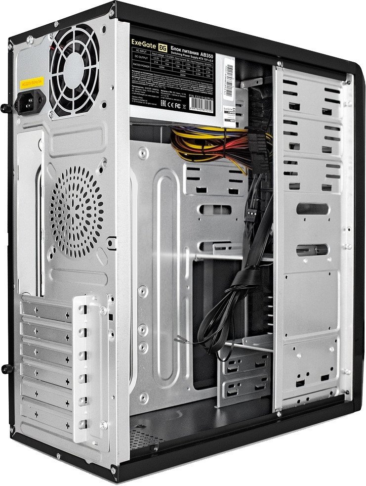 Корпус ExeGate CP-606U-AB350 350EX292994RUS - фото2