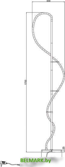 Торшер Arte Lamp A2850PN-35BK - фото2